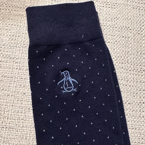 Original Penguin Multicolor Polka Dot Fun Mens Sz 8-13 Pack Of 3 Navy Blue-Grey - Picture 10 of 10